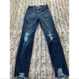 High Rise Skinny Madewell Denim 👖